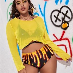 Plus size Three-piece swimsuit bikini